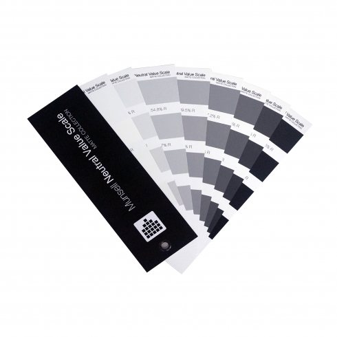 Munsell Neutral Value Scale - Matte Finish / M50135